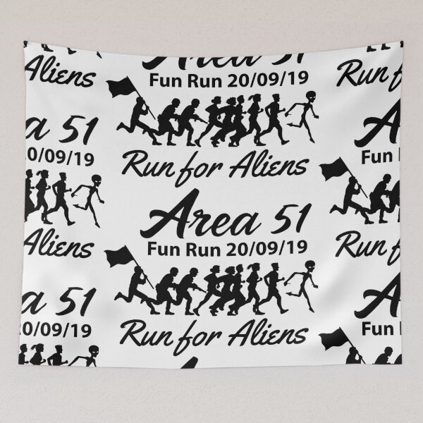 Item preview, Area Alien 51 Fun Run for Aliens designed and sold by Shoebob.