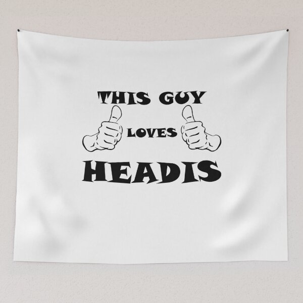 Item preview, This Guy Loves Headis - Black designed and sold by saechla.