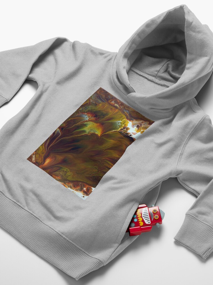 Alternate view of Pyroclastic Flow Toddler Pullover Hoodie