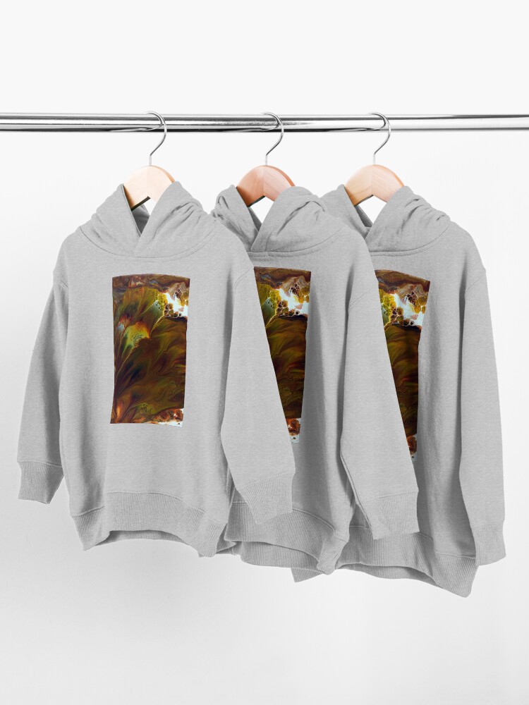 Alternate view of Pyroclastic Flow Toddler Pullover Hoodie