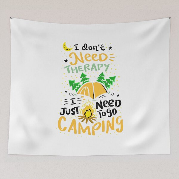 Item preview, Funny Camping Therapy Camping Gift Shirt designed and sold by Betsytiptoe.