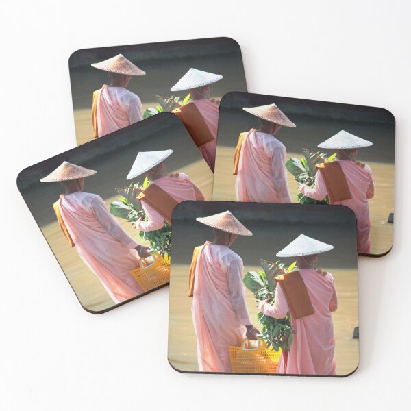 Item preview, Burmese nuns. Waiting for the ferry. Mandalay. Myanmar designed and sold by RankAmateur.