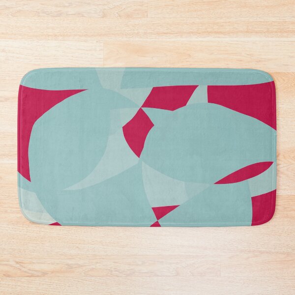 Item preview, Dusty Pale Blue and Vibrant Magenta Abstract Graphic  designed and sold by BlertaDK.