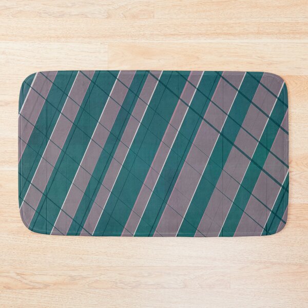 Item preview, Graphic stripes in rose lilac teal green navy and blue designed and sold by BlertaDK.
