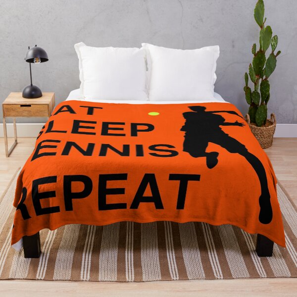 Item preview, Eat Sleep Tennis Repeat Black designed and sold by CharlieCreator.