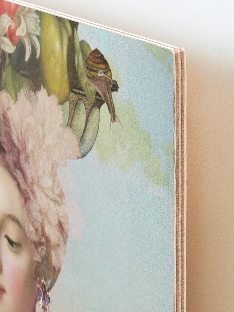 Alternate view of nine of pentacles Mounted Print