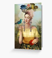 Nine of Pentacles Greeting Card