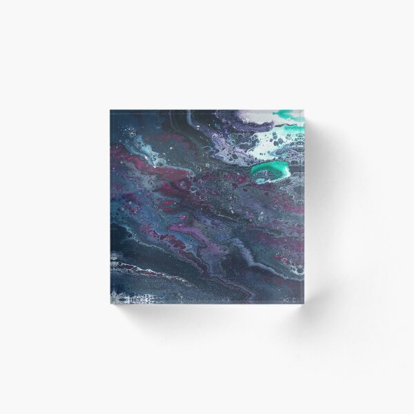 Skipping Between Raindrops Acrylic Block