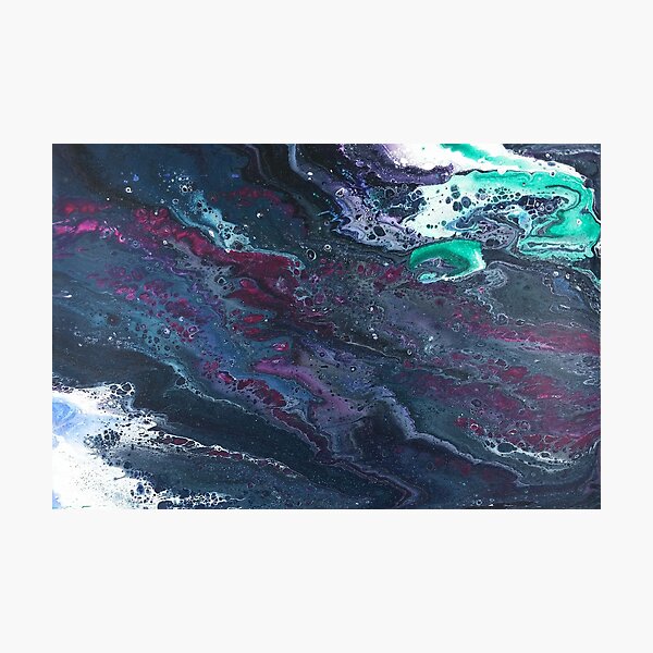 Skipping Between Raindrops Photographic Print