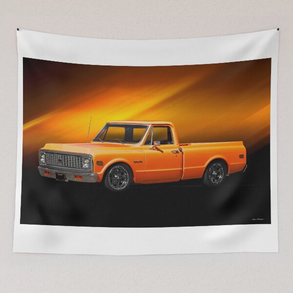 Item preview, 1972 Chevrolet Custom10 Pickup 'Mango Madness' designed and sold by DaveKoontz.