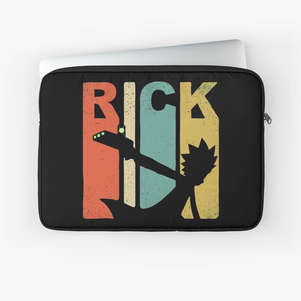 Vintage Rick Sanchez 90s and 80s Style Laptop Sleeve