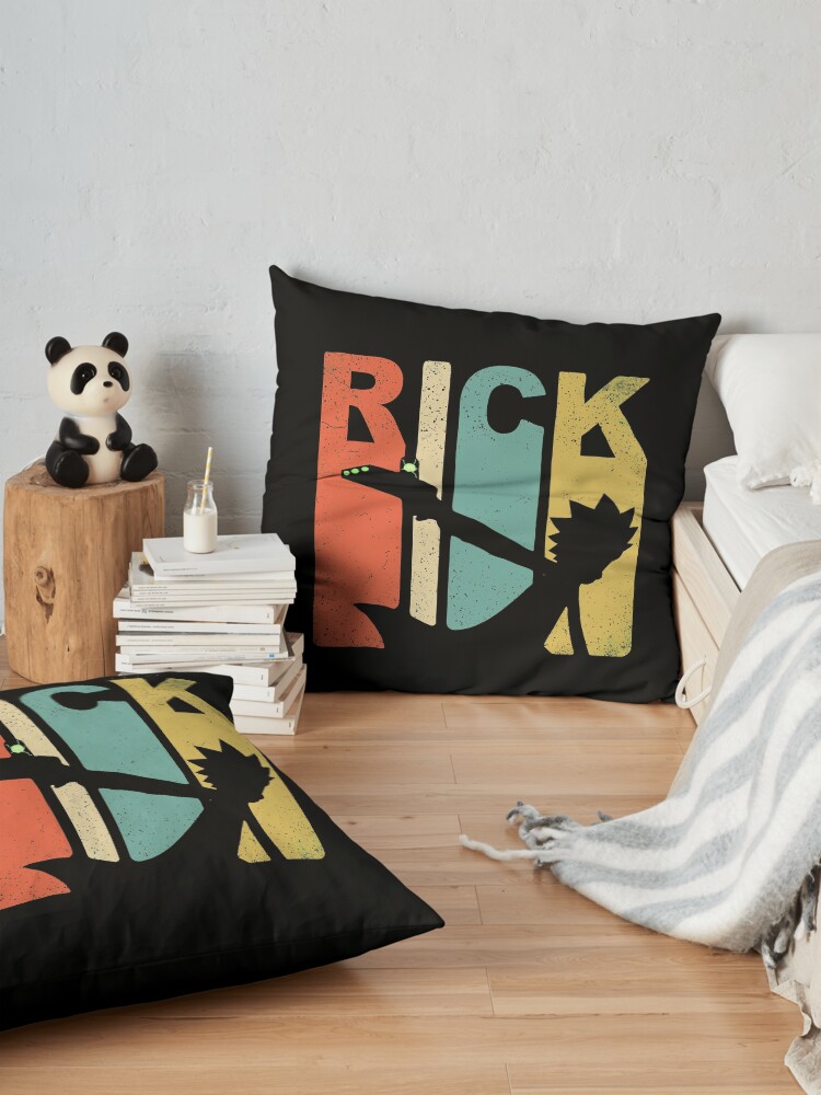 Alternate view of Vintage Rick Sanchez 90s and 80s Style Floor Pillow