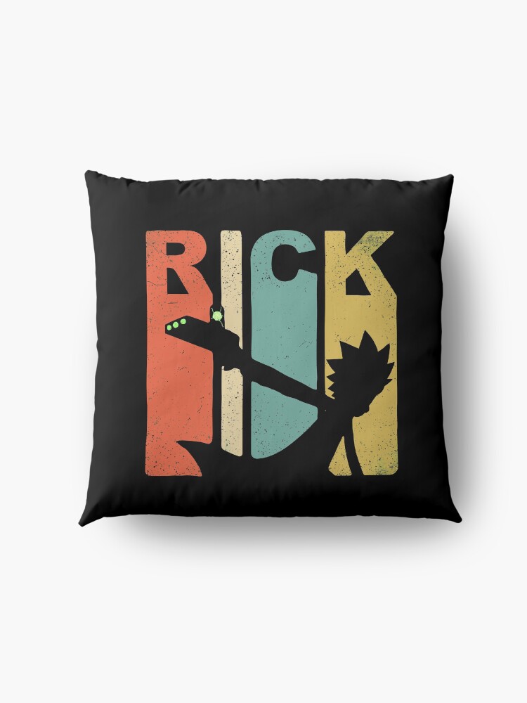 Alternate view of Vintage Rick Sanchez 90s and 80s Style Floor Pillow