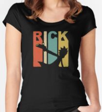 Vintage Rick Sanchez 90s and 80s Style Fitted Scoop T-Shirt