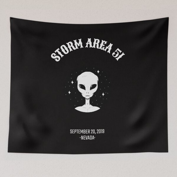 Item preview, Storm Area 51 They Cant Stop All of Us Alien March designed and sold by shoutoutshirtco.