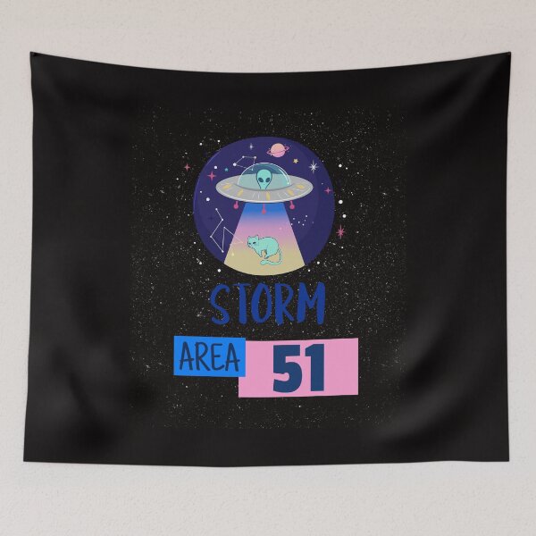 Item preview, Storm Area 51 They Cant Stop All of Us Alien March designed and sold by shoutoutshirtco.