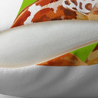 Alternate view of Giraffe - What's up? Floor Pillow