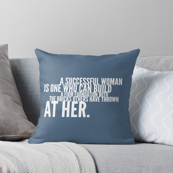 Item preview, A successful woman is one who can build a firm foundation with the bricks others have thrown at her designed and sold by mickeysix.