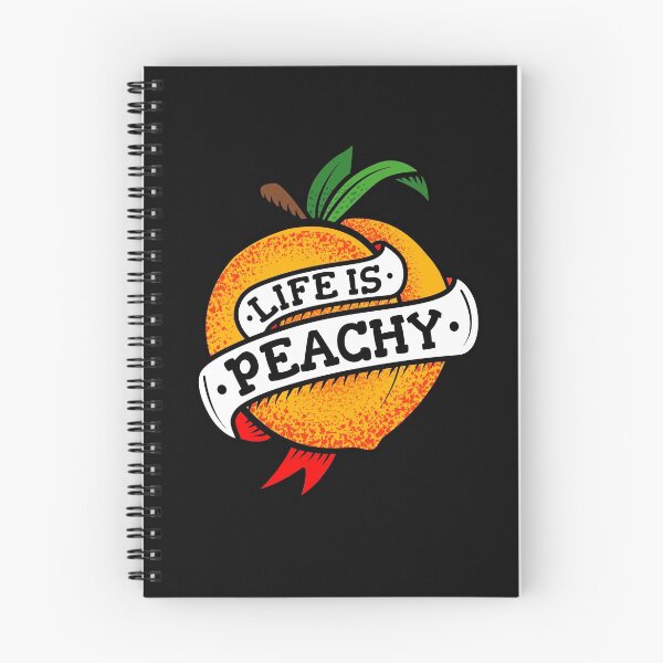 Item preview, Life Is Peachy Peach Tattoo - Fruit Tattoo - Retro Tattoo designed and sold by propellerhead.