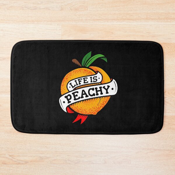 Item preview, Life Is Peachy Peach Tattoo - Fruit Tattoo - Retro Tattoo designed and sold by propellerhead.