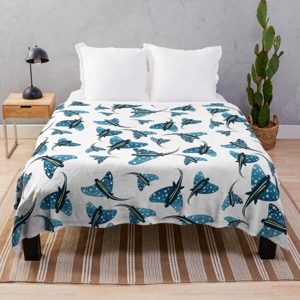 Item preview, Digital manta rays in watercolor designed and sold by milyhne.