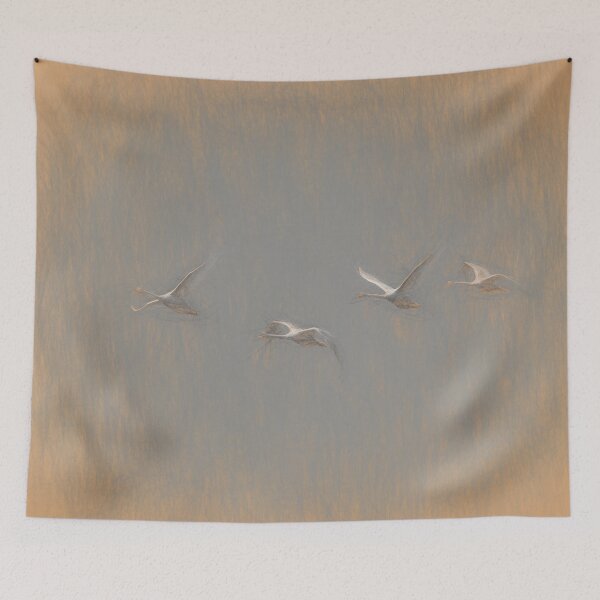 Item preview, Swans Flying Leonardo da Vinci designed and sold by Londonimages.