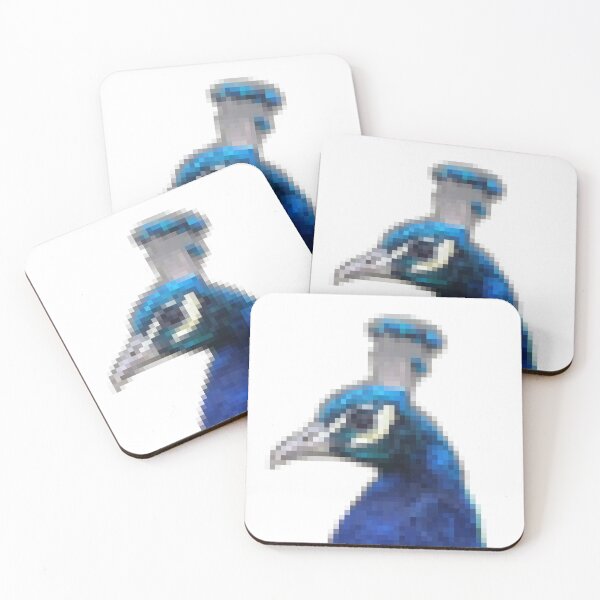 Item preview, Pixel Peacock designed and sold by RetroCave.