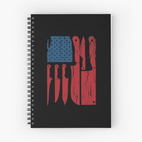 Item preview, USA Flag Knife Professional Head Chef Gift designed and sold by haselshirt.