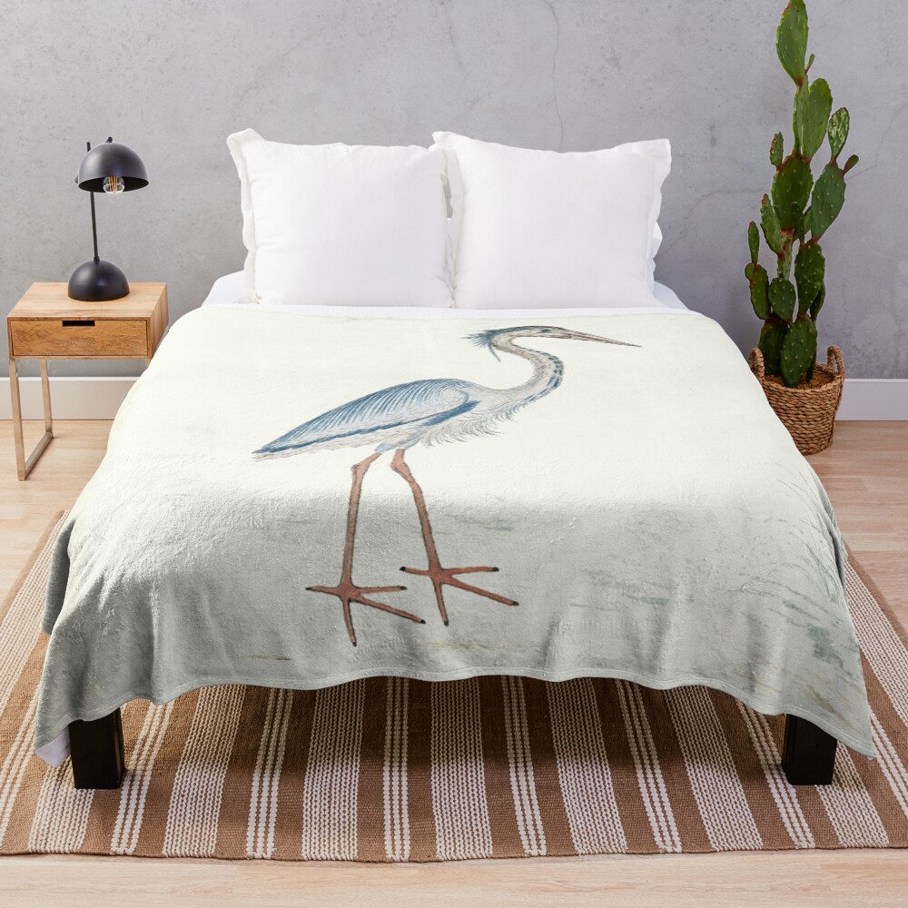 Heron Throw Blanket