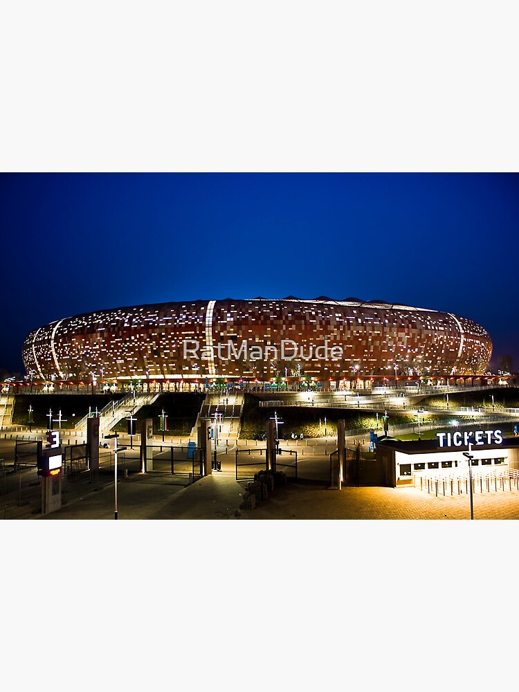 Fnb Stadium National Stadium Soccer City Postcard By Ratmandude Redbubble