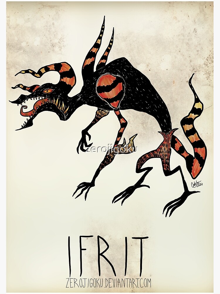 Tim Burton Ifrit by zerojigoku