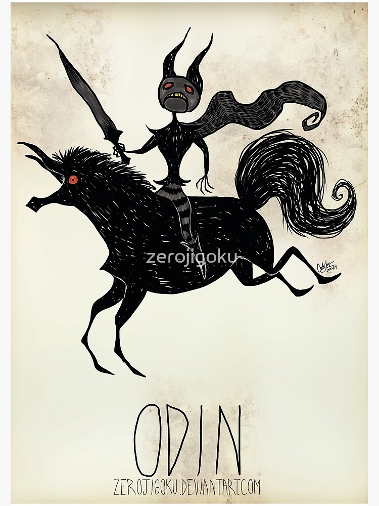 Tim Burton Odin by zerojigoku