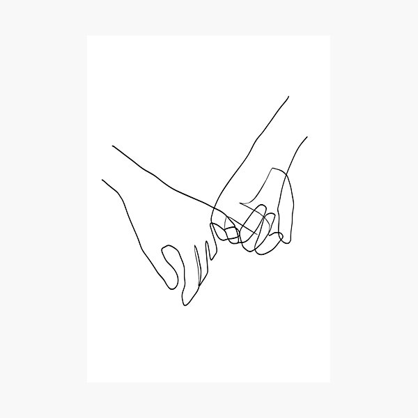 Item preview, Pinky Swear - Line Art designed and sold by TheRedFinch.