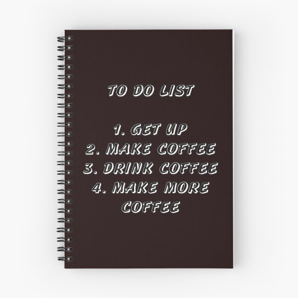 Item preview, Coffee To Do List designed and sold by StudioN.