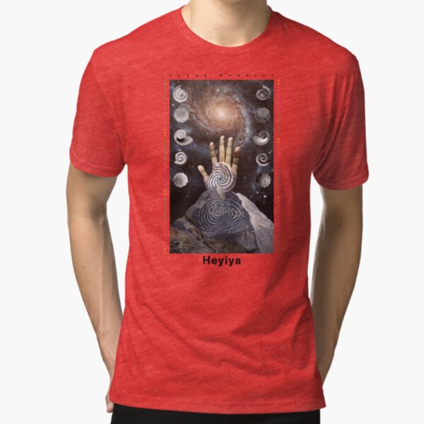 Heyiya by Jenny Kendler (Black Font) Tri-blend T-Shirt