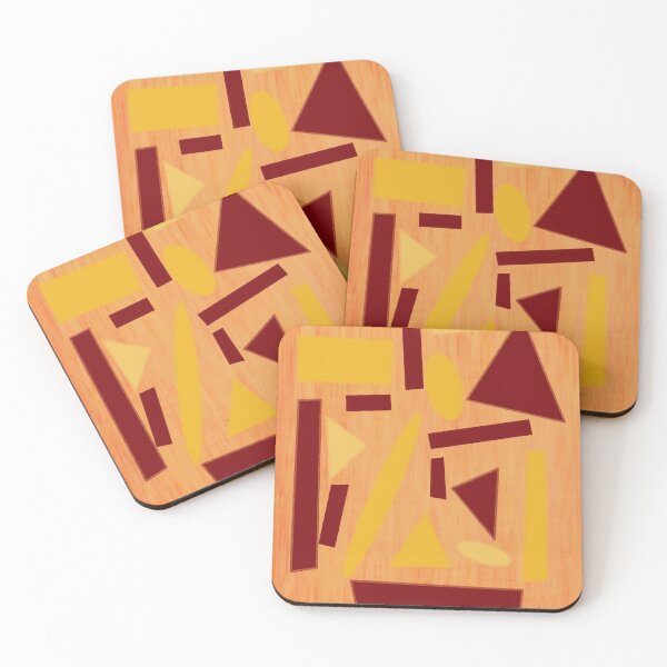 Item preview, Fun Shapes in Red, Orange and Yellow designed and sold by Annette Marionneaux Stevenson.