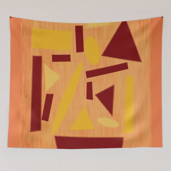 Item preview, Fun Shapes in Red, Orange and Yellow designed and sold by Annette Marionneaux Stevenson.
