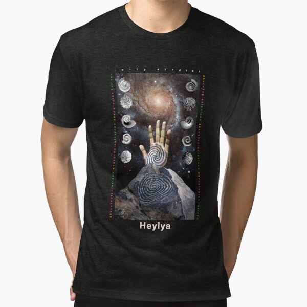 Heyiya by Jenny Kendler (Light Font) Tri-blend T-Shirt