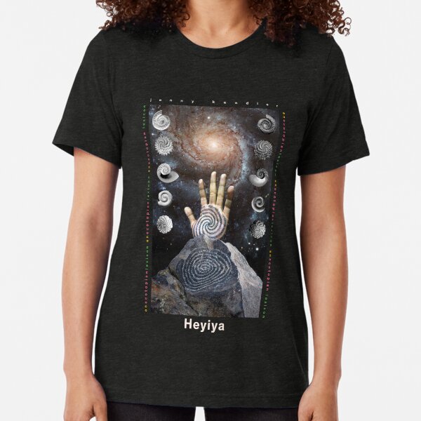 Heyiya by Jenny Kendler (Light Font) Tri-blend T-Shirt
