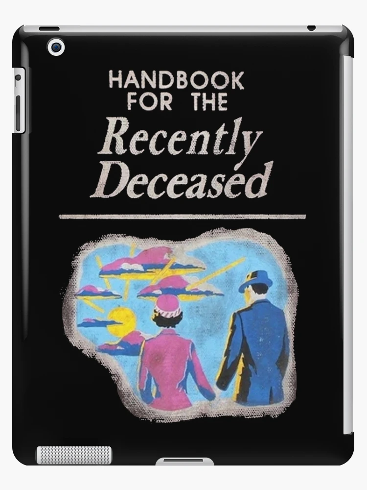 Book iPad case- shops Handbook for the Recently Deceased - Beetle Juice case - for iPad mini 1, 2, 3, 4