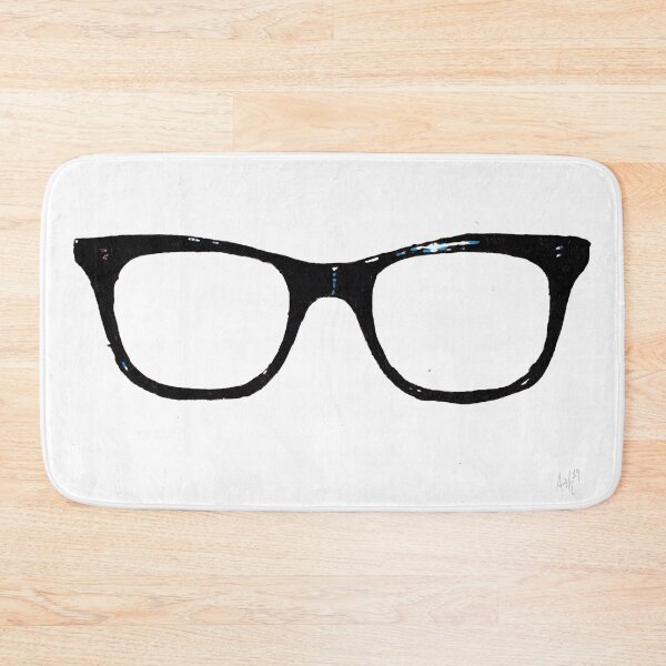 Item preview, NHS Black Glasses Plastic Rim designed and sold by JonathanAshArt.