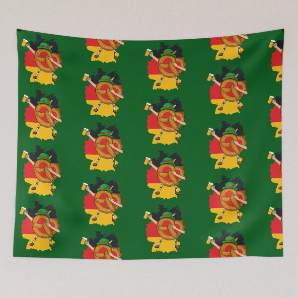 Item preview, Oktoberfest Volksfest Beer Dabbing Pretzel Lederhosen Alpine Hat  designed and sold by JessieJune.