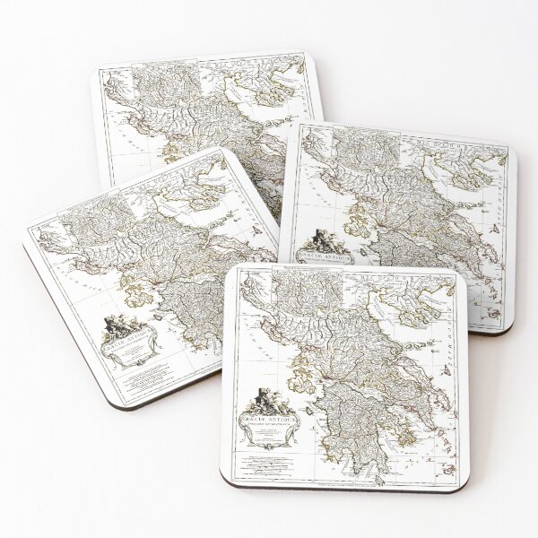 Item preview, Antique cartography: ancient map of Greece by D'Anville designed and sold by AntiqueScience.