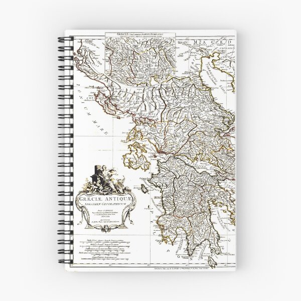 Item preview, Antique cartography: ancient map of Greece by D'Anville designed and sold by AntiqueScience.