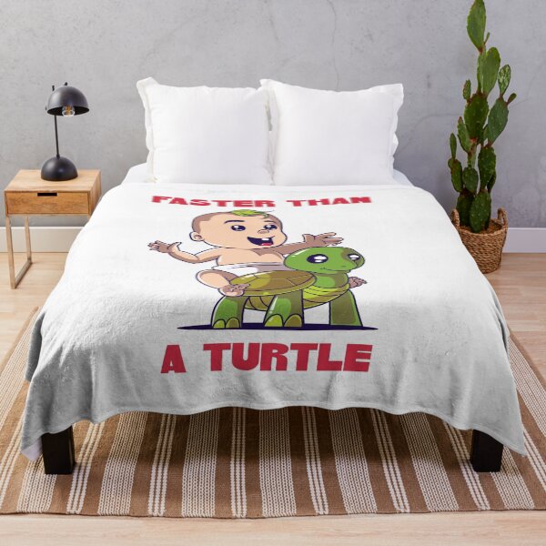 Item preview, Cute Baby Body Design faster then a turtle 03690 designed and sold by HustleChicken.