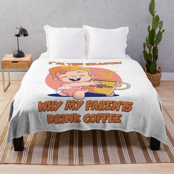 Item preview, Cute Baby Body I'm the reason why my parents drink coffee 03690 designed and sold by HustleChicken.
