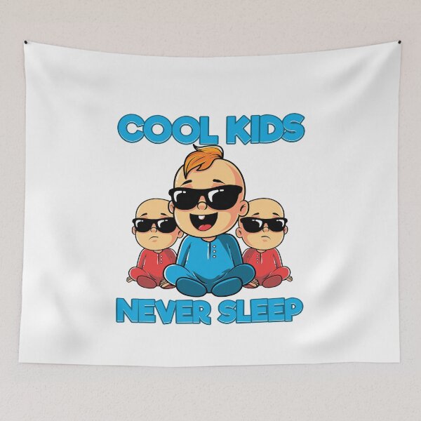 Item preview, Cute Baby Body Cool kids never sleep 03690 designed and sold by HustleChicken.
