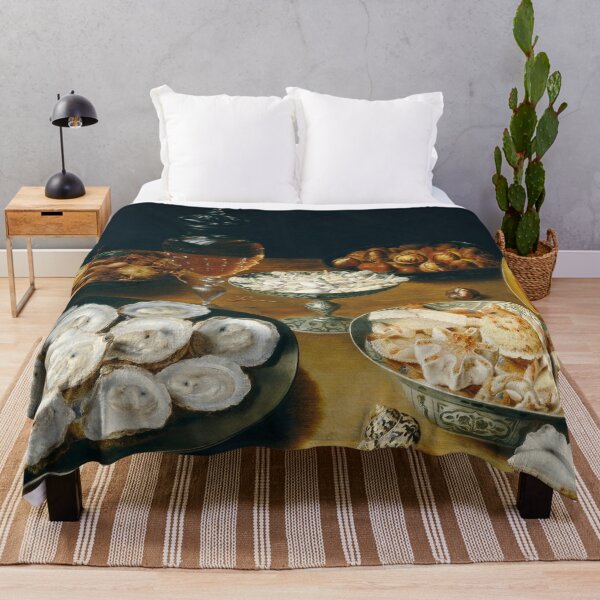Item preview, Osias Beert - Dishes with Oysters, Fruit, and Wine designed and sold by jwebmarket.