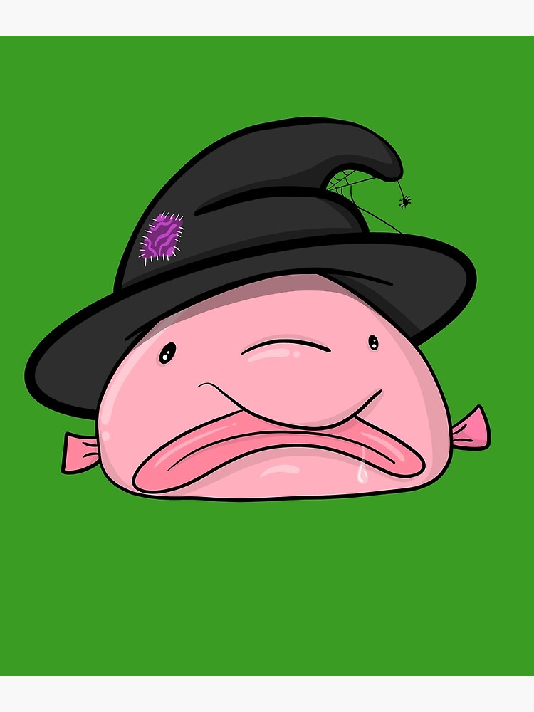 Blobfish costume - ugly blob fish face - Funny' Sticker