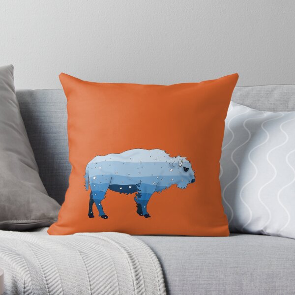 WaterBuffalo Throw Pillow